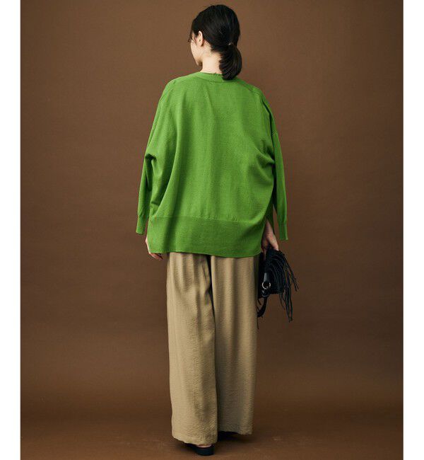 自由区「ドライシアーファインゲージ カーディガン」|カーディガン|