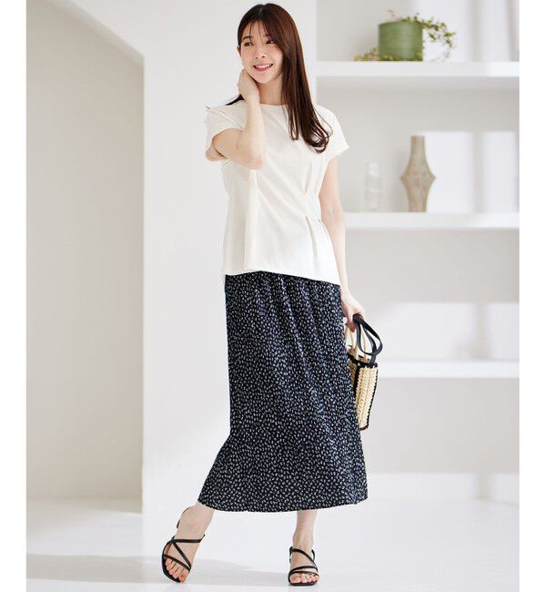 any SiS「【洗える】ナロー プリーツスカート」|スカート|