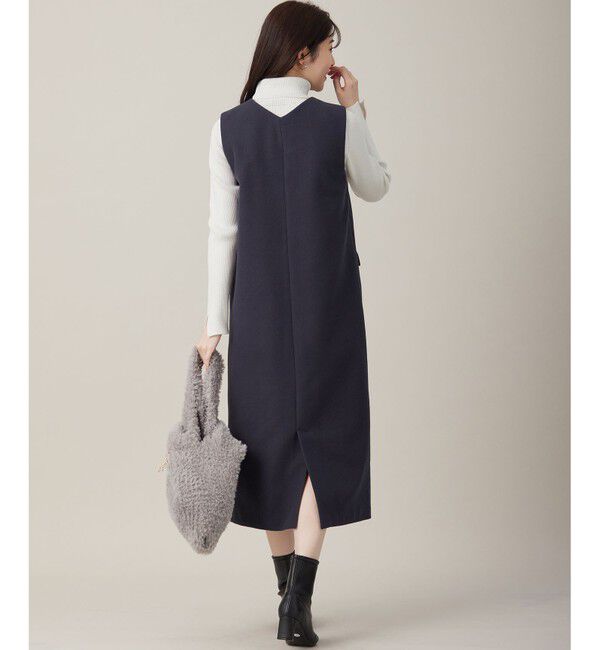 any SiS「【2SET】ニードルジャンパースカート &times; ラメリブタートルニット セット」|スーツ|