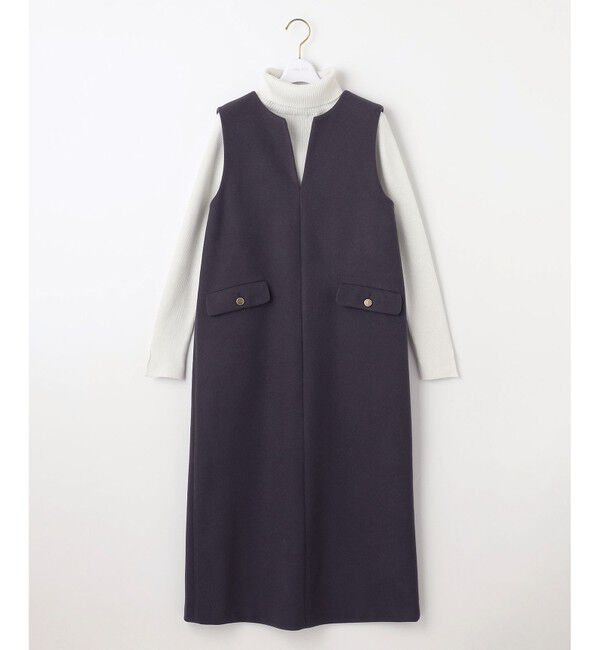 any SiS「【2SET】ニードルジャンパースカート &times; ラメリブタートルニット セット」|スーツ|