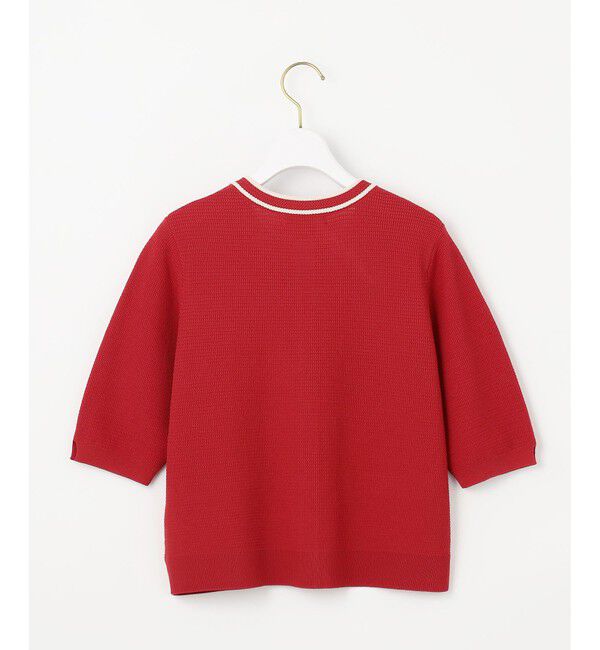 ANY SIS「【UVカット・洗える】リンクスバイカラー カーディガン」|カーディガン|