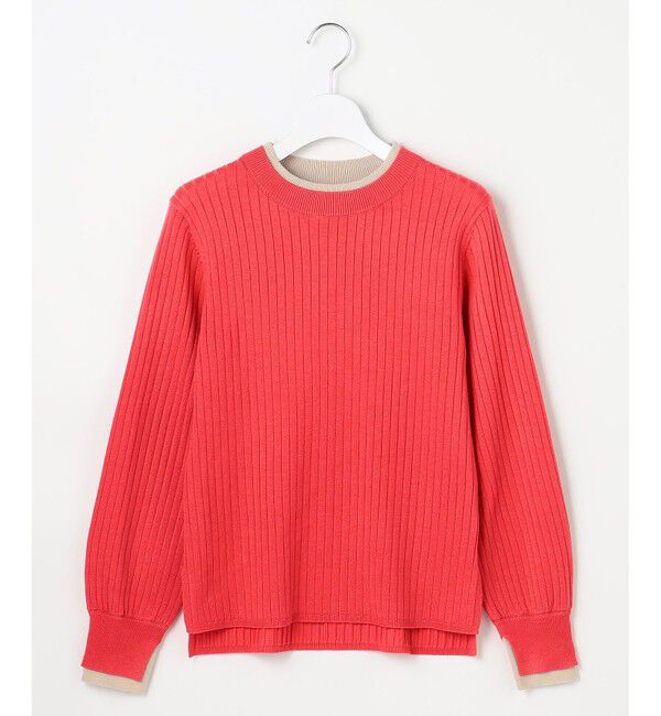 ANY SIS「【WEB・一部店舗限定】ダブルカラー ニット」|ニット・セーター|