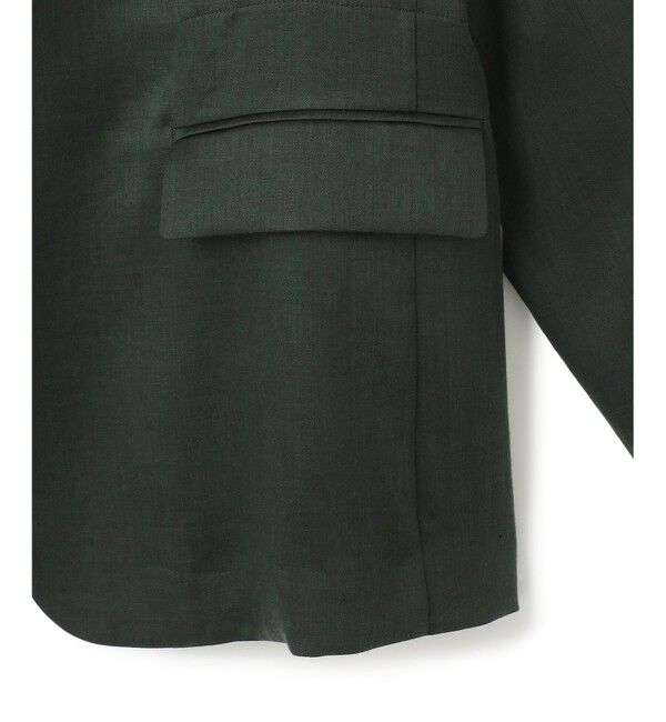 BEIGE,「【洗える】BERGAMOT / ウォッシャブルリネンバックドロストジャケット」|テーラードジャケット|