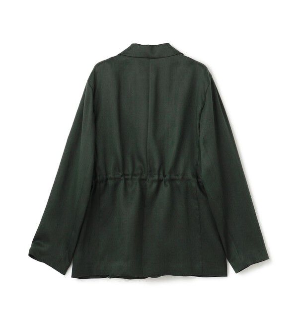 BEIGE,「【洗える】BERGAMOT / ウォッシャブルリネンバックドロストジャケット」|テーラードジャケット|