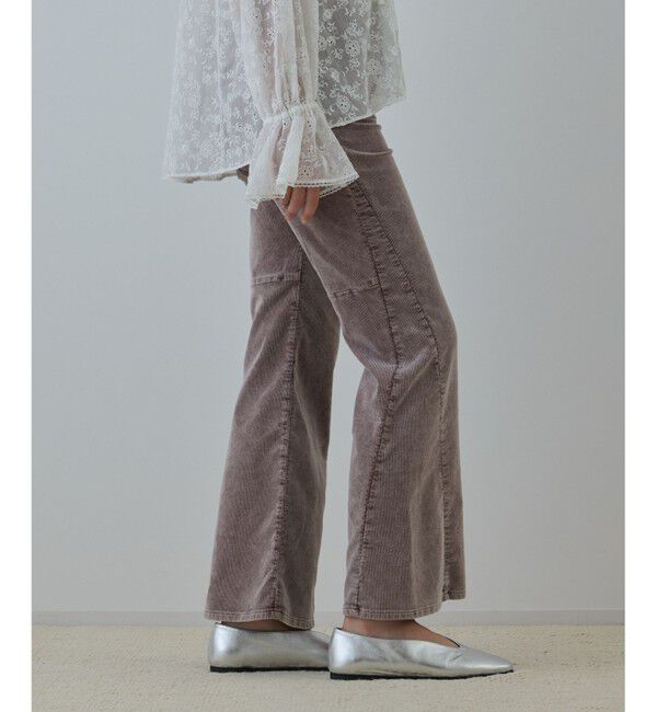 GRACE CONTINENTAL「コーデュロイフレアパンツ」|その他|