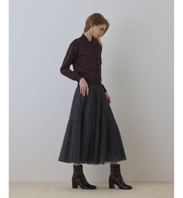 Diagram「バイカラーロゴニットカーディガン」|カーディガン|