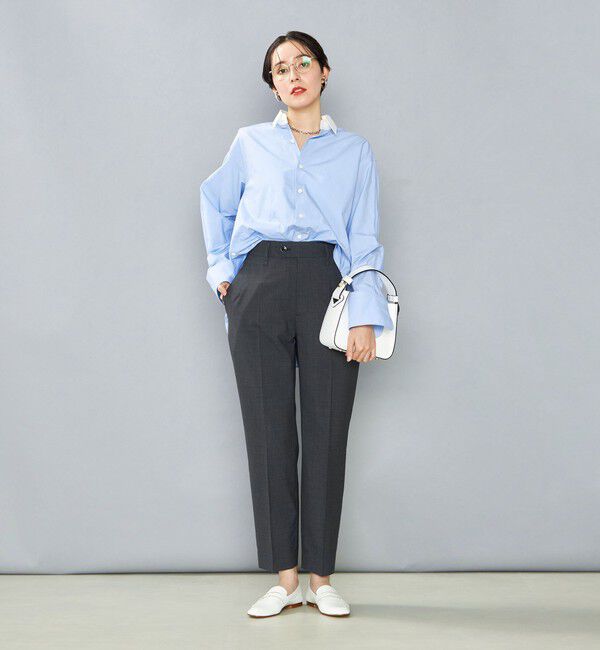 NOLLEY'S「NMPウールトロテーパードパンツ」|チノ|