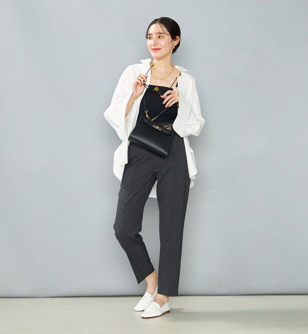 NOLLEY'S「NMPウールトロテーパードパンツ」|チノ|