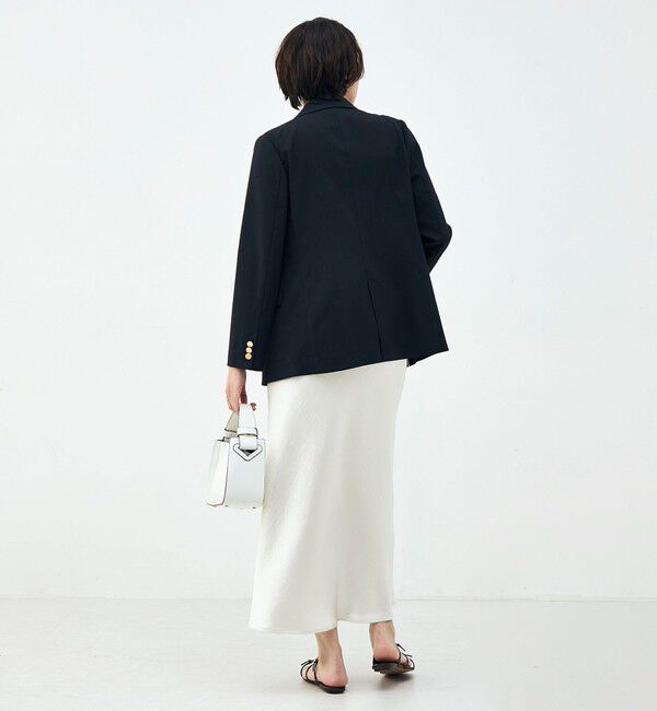 NOLLEY'S「ウォッシャブル麻調スラブWジャケット」|テーラードジャケット|