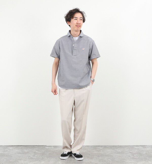 NOLLEY'S goodman「【DANTON/ダントン】ROUND COLLAR P.O SHIRT SS 26SS（DT-B0284 OXP）」|シャツ・ブラウス|