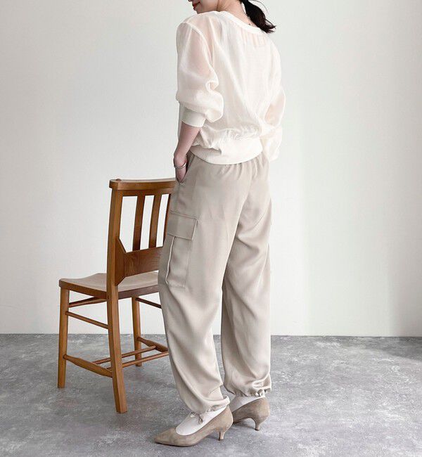 fredy emue「ブライトツイルイージーベイカーパンツ」|カーゴ|