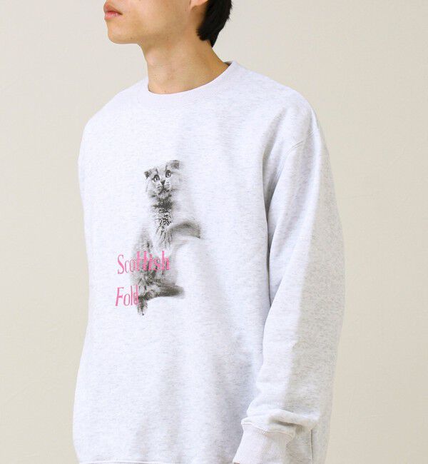 GLOSTER「【MY PET】クルーネックプリントスウェット」|スウェット・ジャージ|