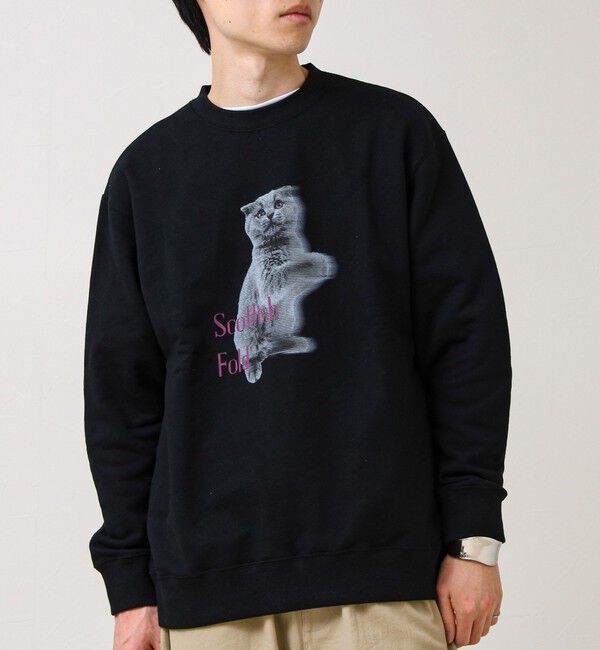 GLOSTER「【MY PET】クルーネックプリントスウェット」|スウェット・ジャージ|
