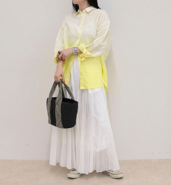 fredy emue「グラデーションリネンシャツ」|シャツ・ブラウス|