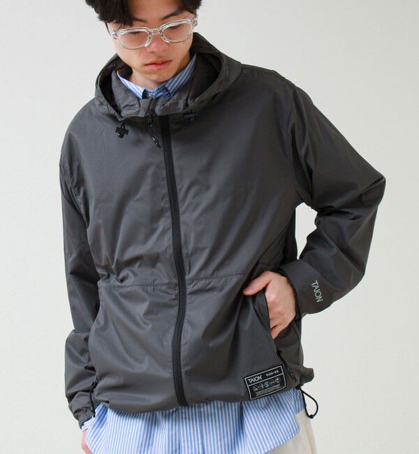 GLOSTER「【TAION/タイオン】LIGHT ZIP PK」|ブルゾン・スタジャン|チャコールグレー