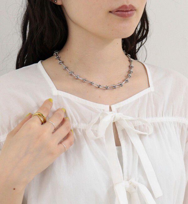 fredy emue「フロントリボンブラウス」|シャツ・ブラウス|