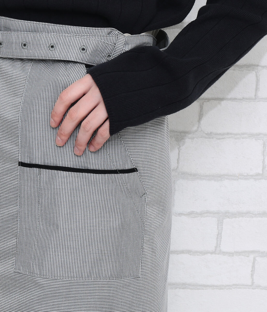 SALON adam et rope'「デニム＆千鳥　ロングサロン」|その他|