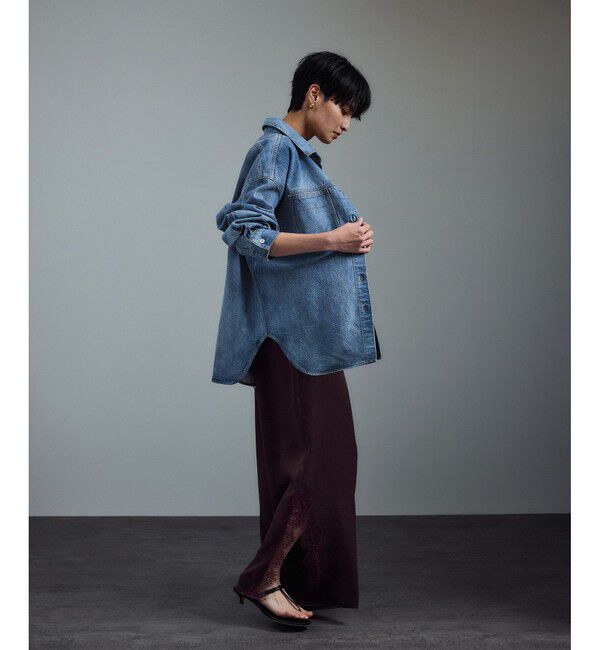 SALON adam et rope'「USAコットンデニムオーバーシャツ［セットアップ対応］」|シャツ・ブラウス|
