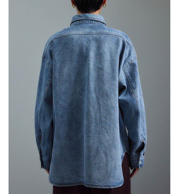 SALON adam et rope'「USAコットンデニムオーバーシャツ［セットアップ対応］」|シャツ・ブラウス|