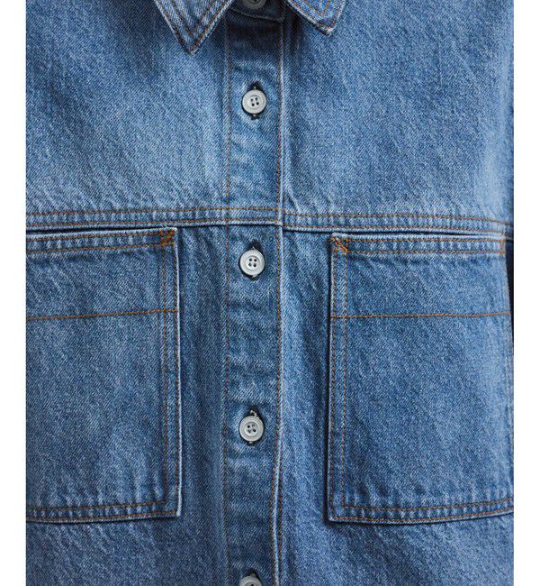 SALON adam et rope'「USAコットンデニムオーバーシャツ［セットアップ対応］」|シャツ・ブラウス|