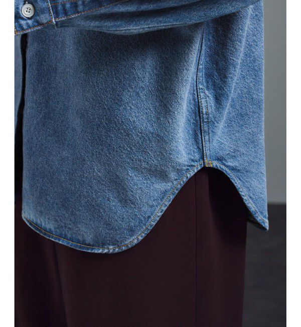 SALON adam et rope'「USAコットンデニムオーバーシャツ［セットアップ対応］」|シャツ・ブラウス|