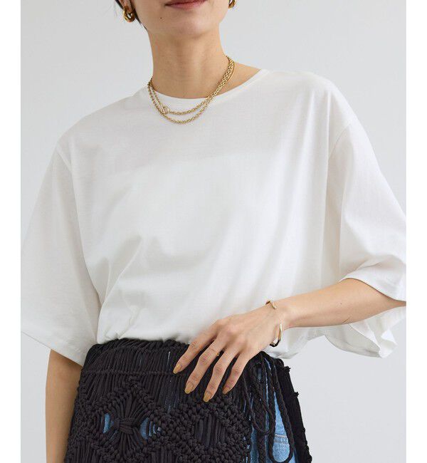 SALON adam et rope'「プリマベールハーフスリーブTシャツ / UVカット」|Tシャツ・カットソー|