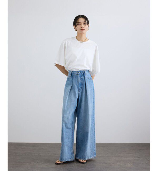 SALON adam et rope'「プリマベールハーフスリーブTシャツ / UVカット」|Tシャツ・カットソー|