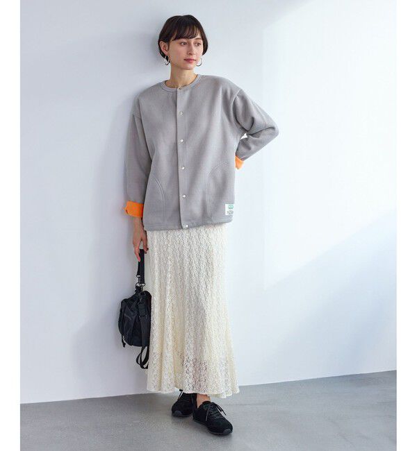 Rope&rsquo;Picnic「【DISCUS ATHLETIC/ディスカスアスレチック】裏シャギーボンディングノーカラージャケット」|カーディガン|