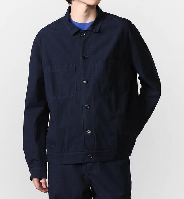  「VETRA | 〈別注〉リップストップ カバーオールジャケット MEN」|その他|NAVY