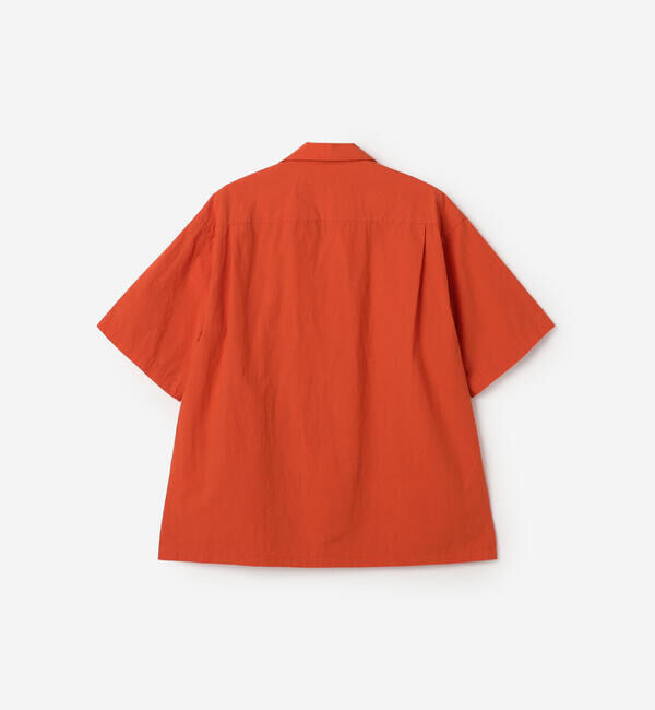 GYMPHLEX「Gymphlex | コットンタイプライター 半袖オープンカラーシャツ MEN」|シャツ・ブラウス|