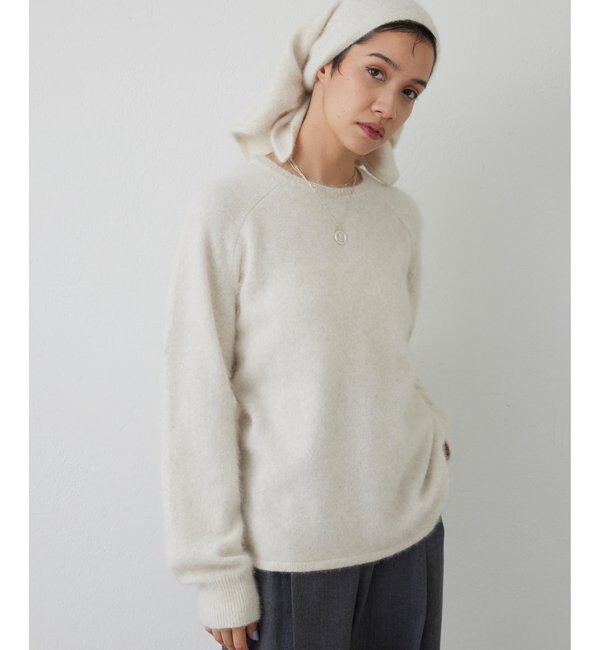 THE PAUSE「【THE PAUSE】ファーニットスカーフSET プルオーバー」|ニット・セーター|