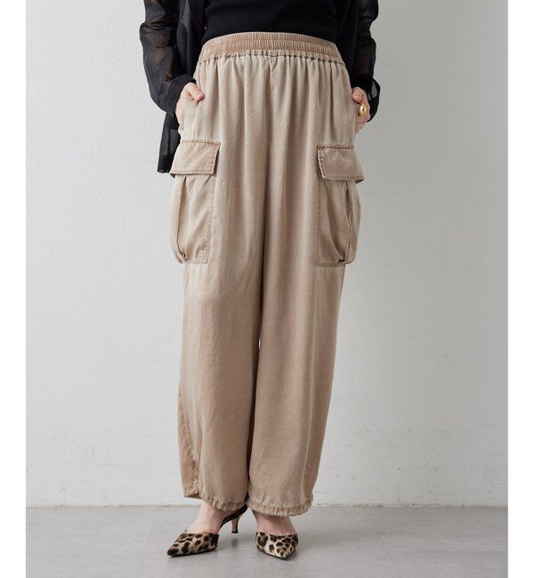 Drawing Numbers「【Drawing Numbers】ピグメントキュプラカーゴパンツ」|チノ|