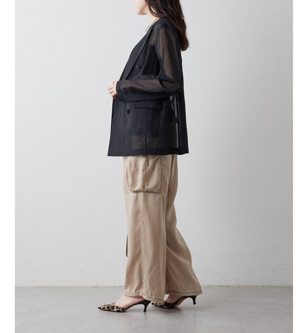 Drawing Numbers「【Drawing Numbers】ピグメントキュプラカーゴパンツ」|チノ|