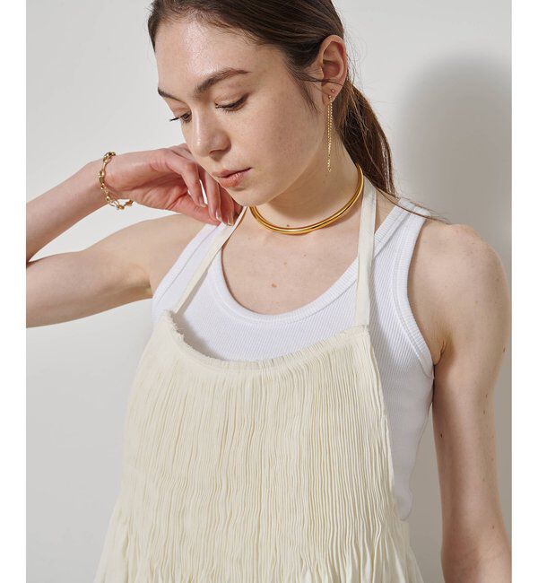  「ホルターネックギャザーブラウス」|シャツ・ブラウス|