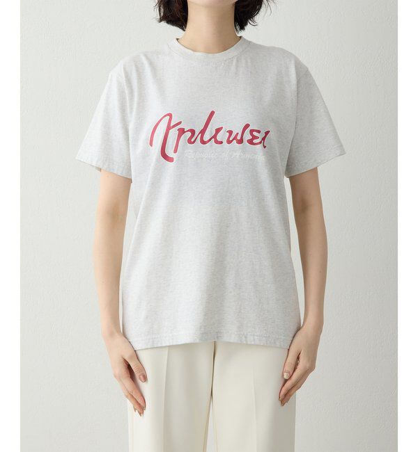  「クラックプリントTシャツ」|Tシャツ・カットソー|