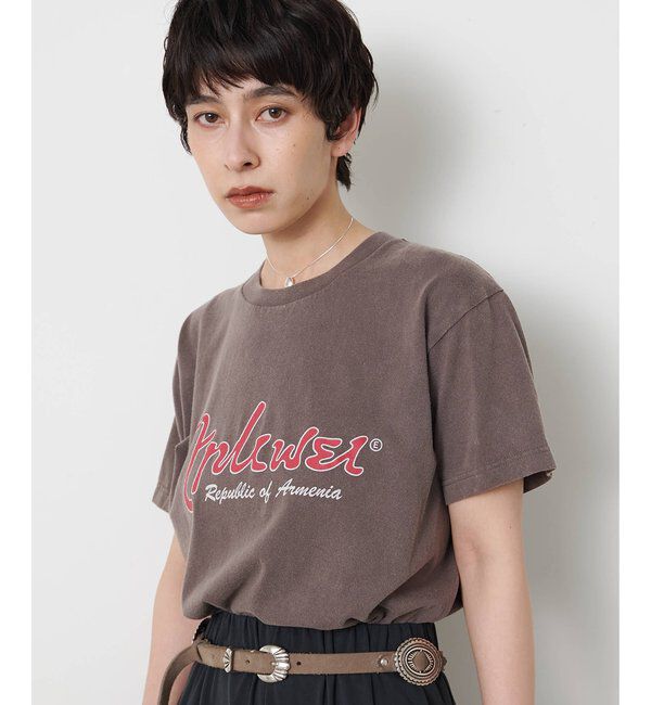  「クラックプリントTシャツ」|Tシャツ・カットソー|