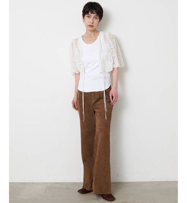  「ゴートスエードパンツ」|チノ|