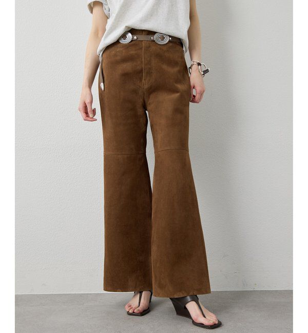  「ゴートスエードパンツ」|チノ|