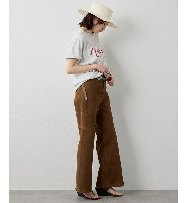  「ゴートスエードパンツ」|チノ|