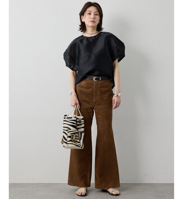  「ゴートスエードパンツ」|チノ|