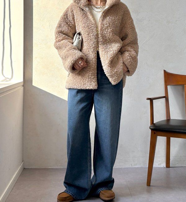  「【インフルエンサーOKOCHI企画】ボアブルゾン」|その他|