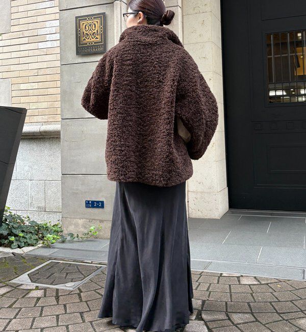  「【インフルエンサーOKOCHI企画】ボアブルゾン」|その他|