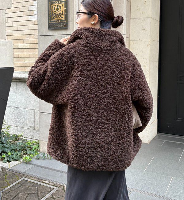  「【インフルエンサーOKOCHI企画】ボアブルゾン」|その他|