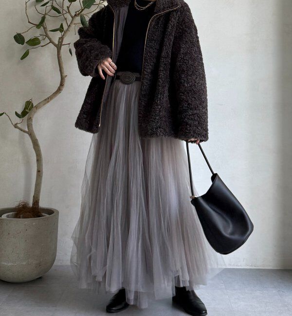  「【インフルエンサーOKOCHI企画】ボアブルゾン」|その他|