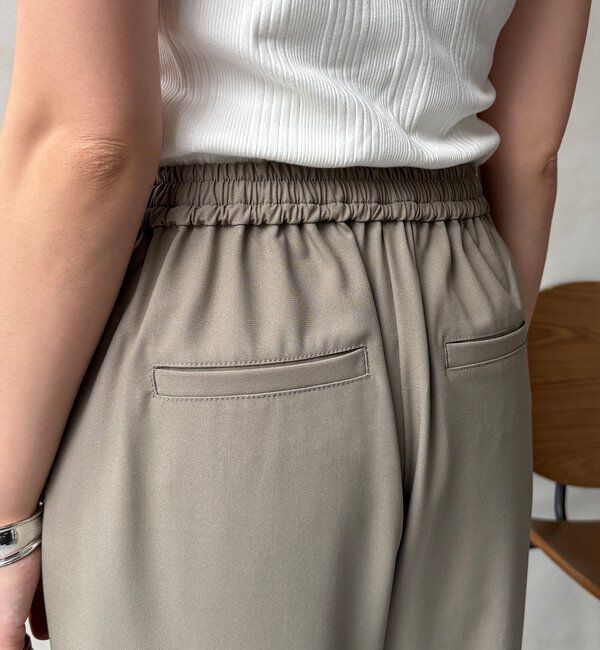  「ドライタッチワイドパンツ」|チノ|