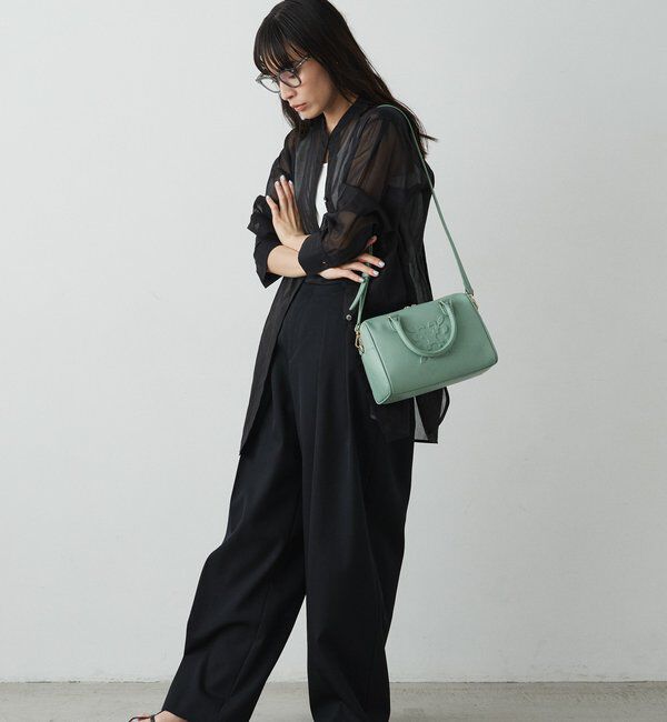  「《composition》レザー2WAYミニボストンバッグ」|ボストンバッグ|