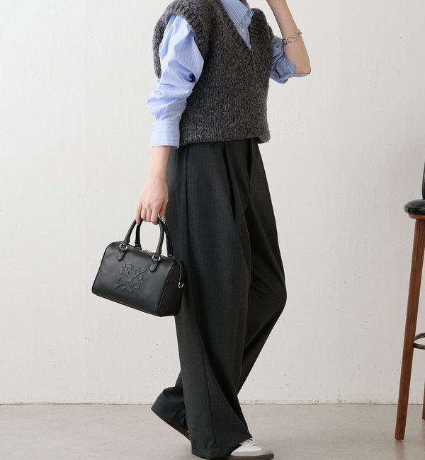  「《composition》レザー2WAYミニボストンバッグ」|ボストンバッグ|