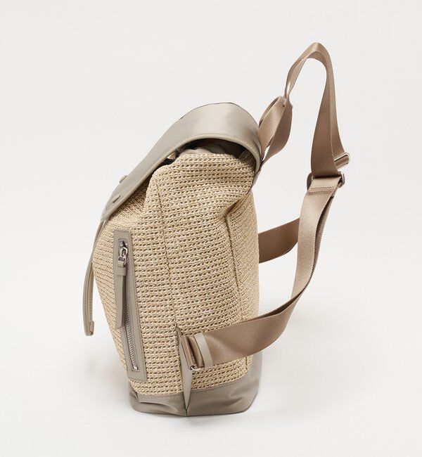  「ナイロンラフィア&times;クラウズナイロンコンビリュックサック」|リュック|