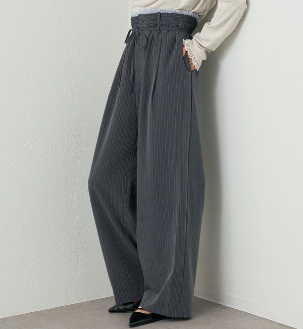  「Wベルトパンツ」|チノ|