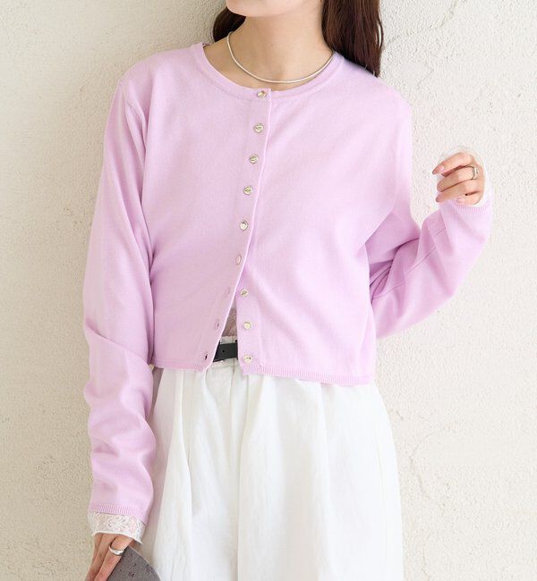  「デイリーショートカーディガン」|カーディガン|
